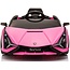 Rollzone Elektrische Kinderauto Lamborghini Sian Roze