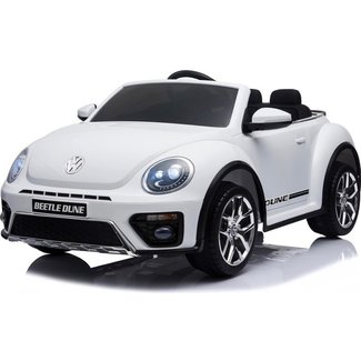 Volkswagen Rollzone Elektrische Kinderauto Volkswagen Beetle Wit