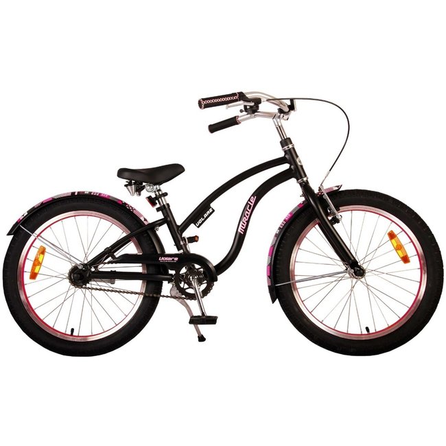 Volare Meisjesfiets 20 Inch Miracle Cruiser Mat Zwart 22087