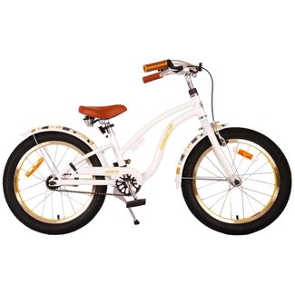 Volare Kinderfietsen Meisjesfiets 18 Inch Volare Miracle Cruiser Wit 21888