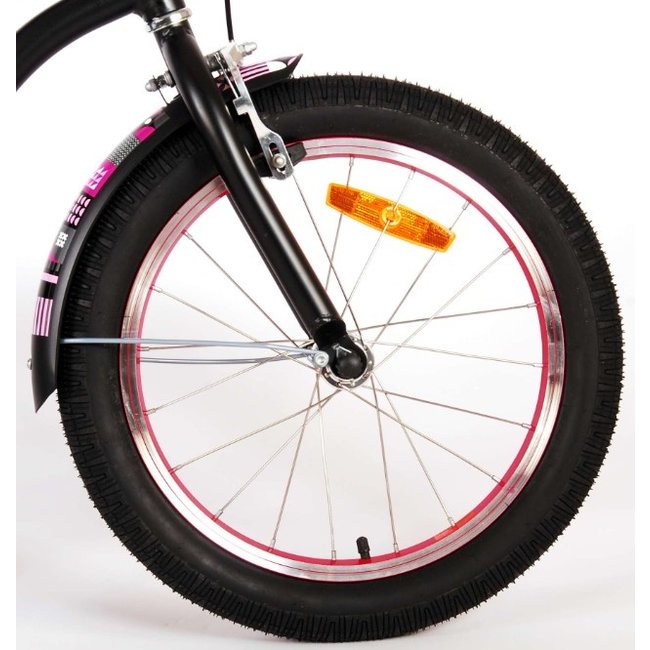 Meisjesfiets 18 Inch Volare Miracle Cruiser Mat Zwart 21887