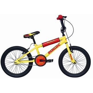 Magic Magic BMX Crossfiets 20 Inch Kick Geel