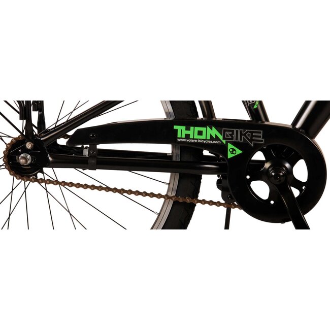 Volare Thombike Jongensfiets 24 Inch Groen 22504 - Terugtraprem