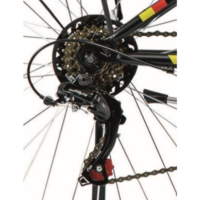 Jongensfiets 24 Inch Lombardo Tropea 24V Zwart