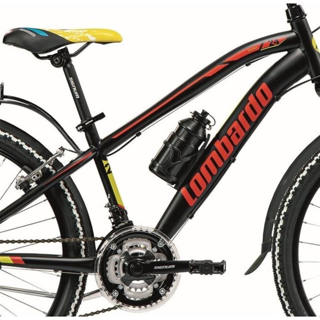 Jongensfiets 24 Inch Lombardo Tropea 24V Zwart
