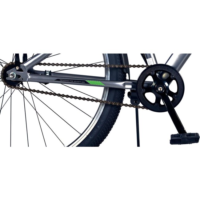 Volare Cross Jongensfiets 26 Inch Grijs 22632 - Terugtraprem