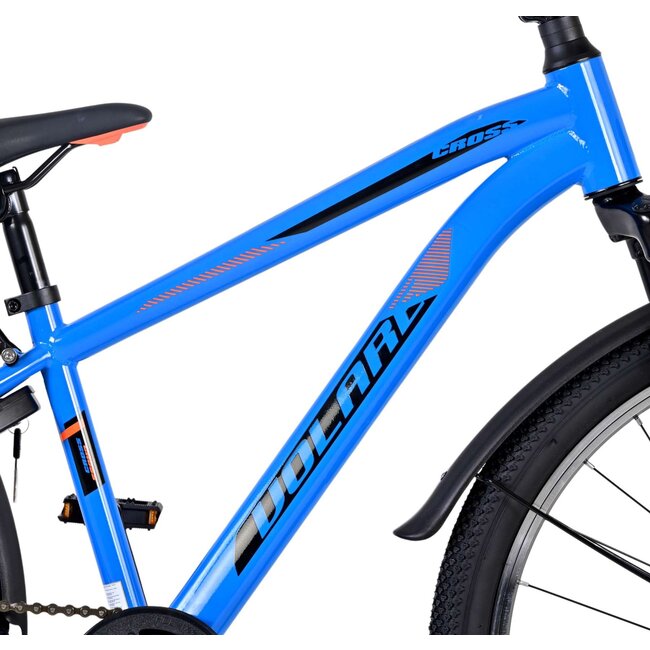 Volare Cross Jongensfiets 24 Inch Blauw 22540 - Terugtraprem