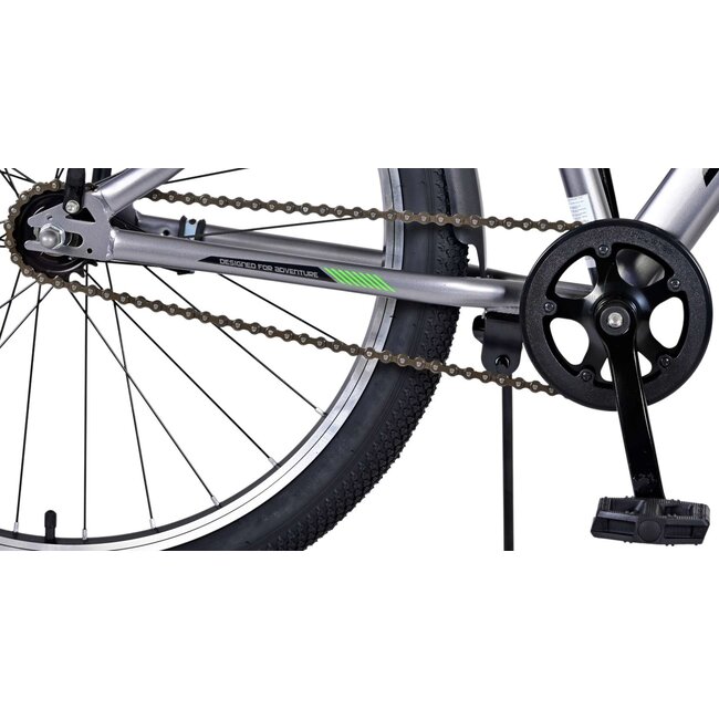 Volare Cross Jongensfiets 24 Inch Grijs 22542 - Terugtraprem