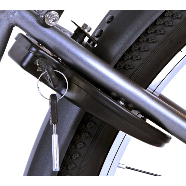 Volare Cross Jongensfiets 24 Inch Grijs 22542 - Terugtraprem