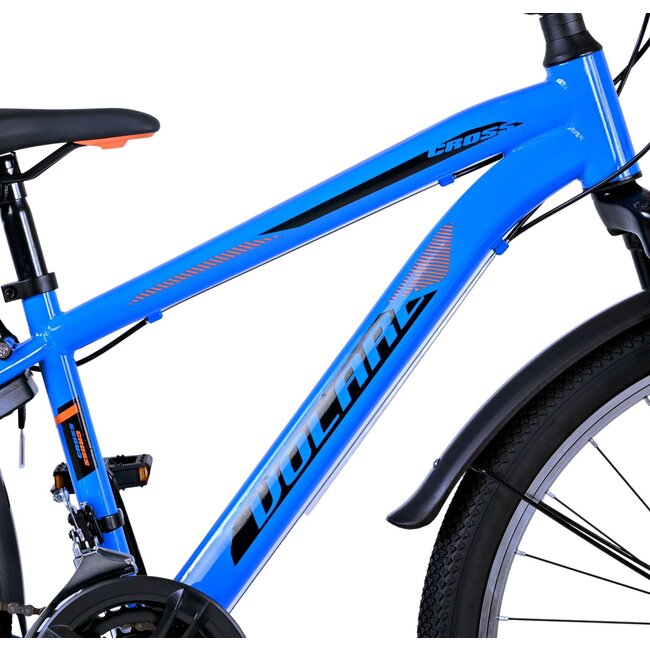 Jongensfiets 24 Inch Volare Cross 18V Blauw 22541
