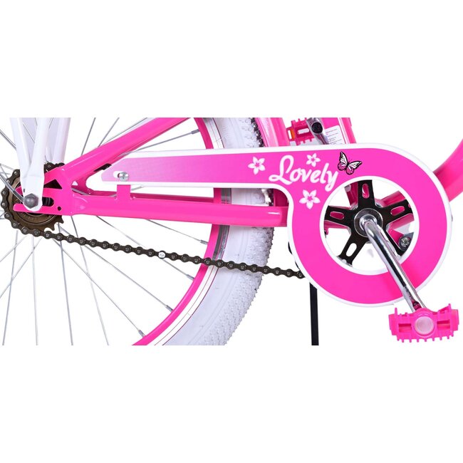Meisjesfiets 20 Inch Volare Lovely Roze 22121