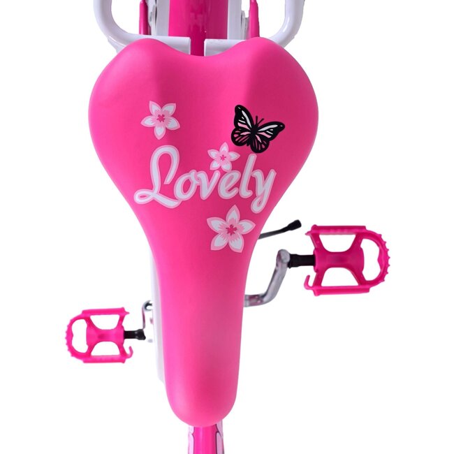 Meisjesfiets 20 Inch Volare Lovely Roze 22121 - 2 Handremmen