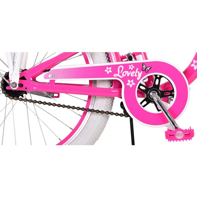 Volare Meisjesfiets 20 Inch Lovely Roze 22120