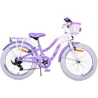 Volare Kinderfietsen Meisjesfiets 20 Inch Volare Lovely Paars 22125
