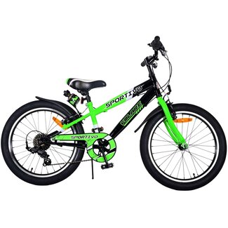 Volare Kinderfietsen Jongensfiets 20 Inch Volare Sportivo 7V Groen 22116