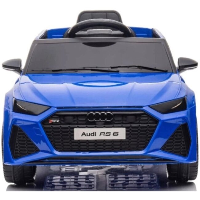 Rollzone Elektrische Kinderauto Audi RS6 Blauw