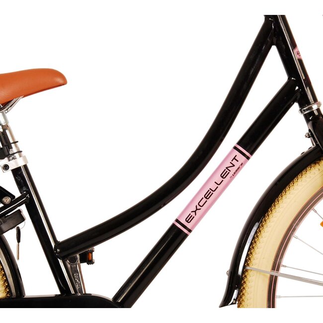 Volare Meisjesfiets 24 Inch Excellent Zwart 24130 - Terugtraprem