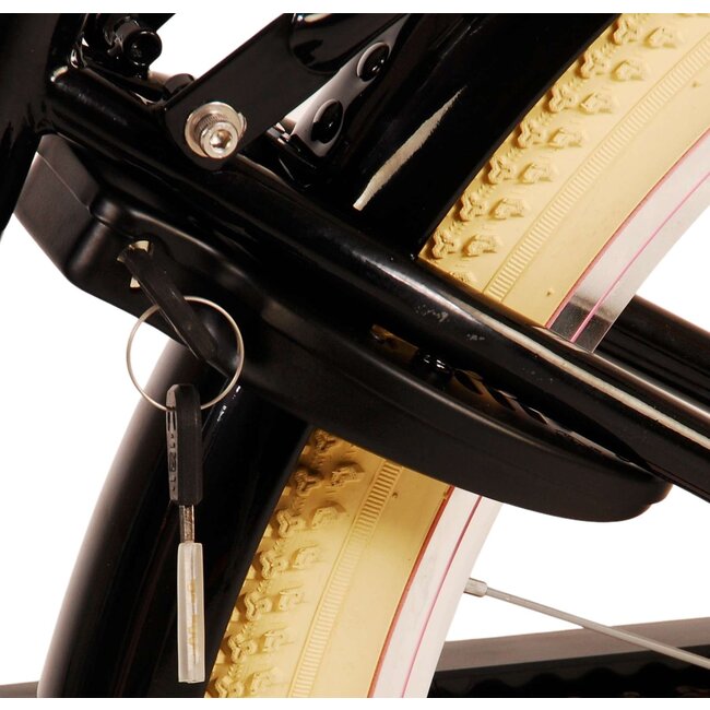 Volare Meisjesfiets 24 Inch Excellent Zwart 24130 - Terugtraprem