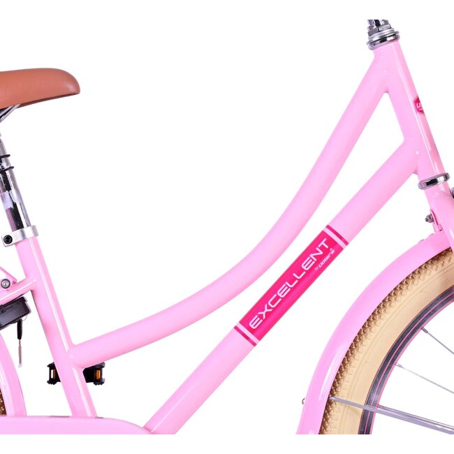 Volare Meisjesfiets 24 Inch Excellent Roze 24134 - Terugtraprem