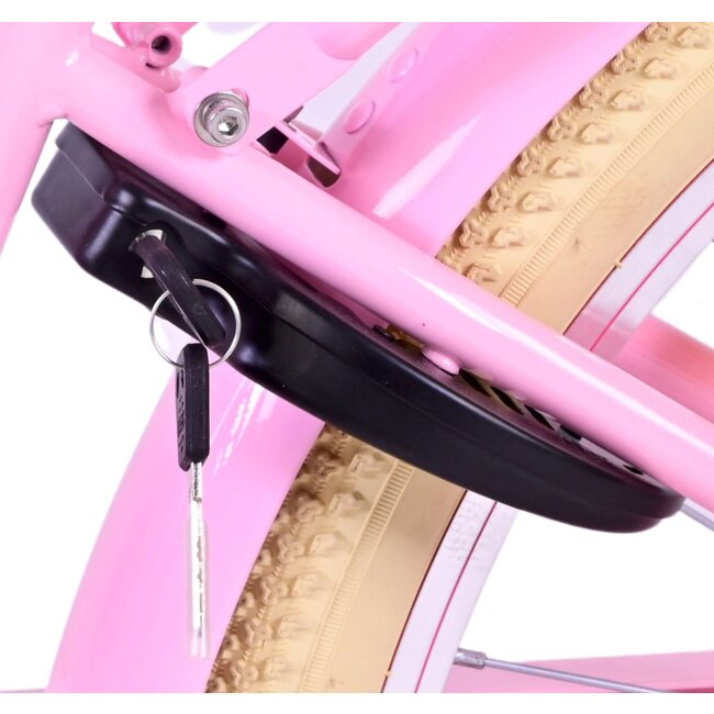 Volare Meisjesfiets 24 Inch Excellent Roze 24134 - Terugtraprem