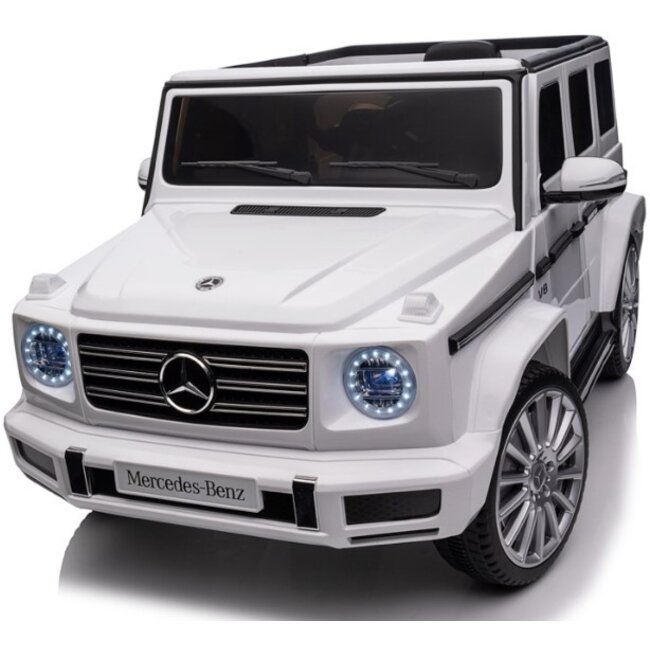 Rollzone Elektrische Kinderauto Mercedes G500 Wit