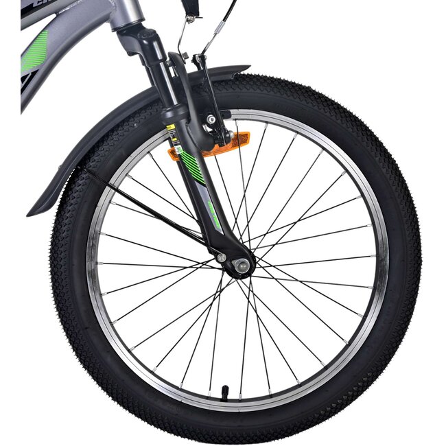 Volare Cross Jongensfiets 20 Inch Grijs 22142 - Terugtraprem