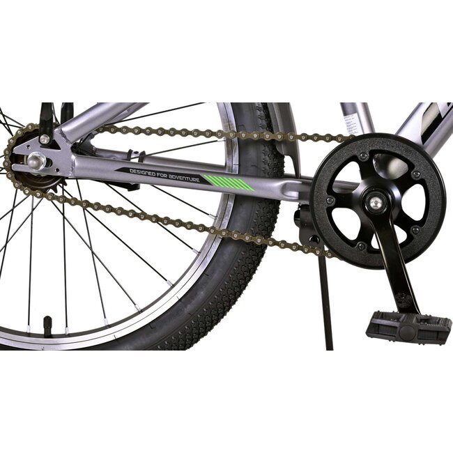 Volare Cross Jongensfiets 20 Inch Grijs 22142 - Terugtraprem