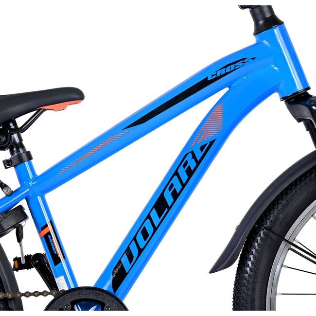 Volare Cross Jongensfiets 20 Inch Blauw 22140 - Terugtraprem