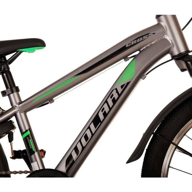 Jongensfiets 20 Inch Volare Cross 6V Grijs 22143