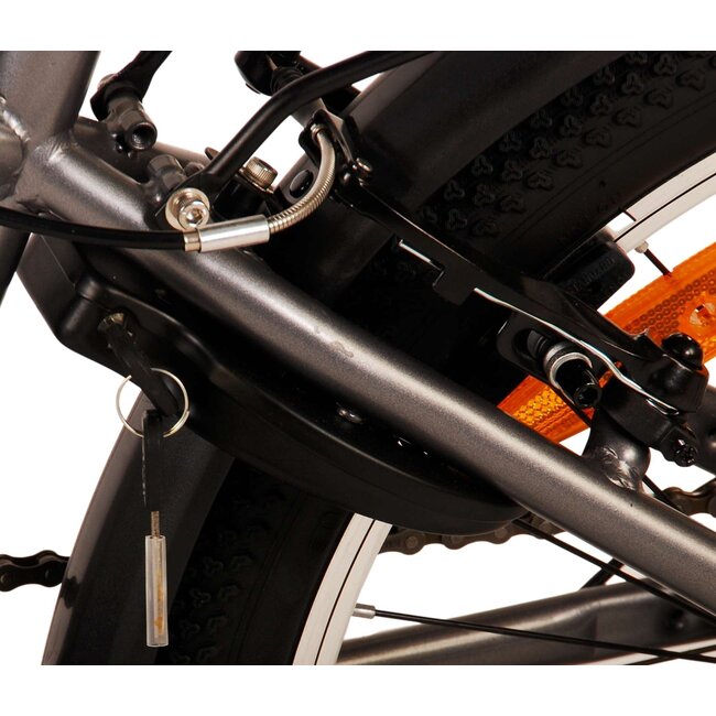 Jongensfiets 20 Inch Volare Cross 6V Grijs 22143