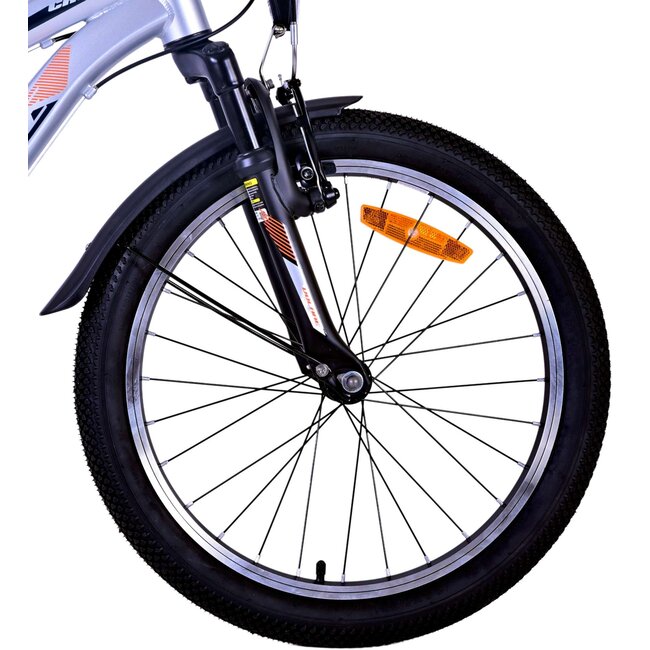 Jongensfiets 20 Inch Volare Cross 6V Zilver 22145