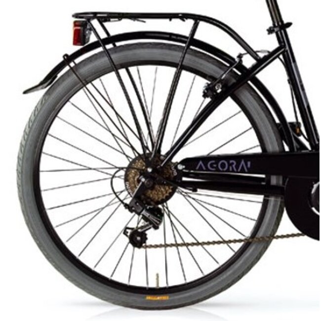 MBM Meisjesfiets 24 Inch Agora 6 Versnellingen Zwart