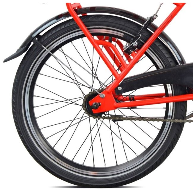 Esperia Vouwfiets 20 Inch Dyon Rood - Terugtraprem