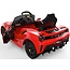 Rollzone Elektrische Kinderauto Ferrari 488 Spider Rood