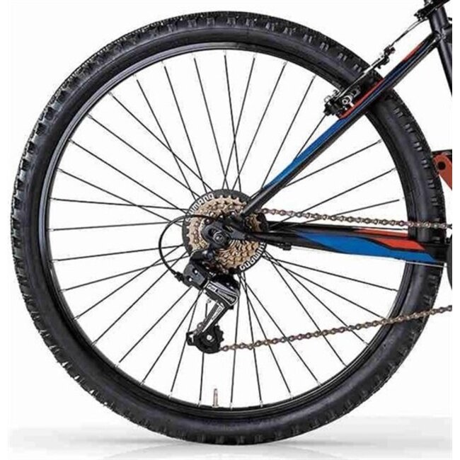 Jongens Mountainbike 26 Inch MBM District Zwart Rood