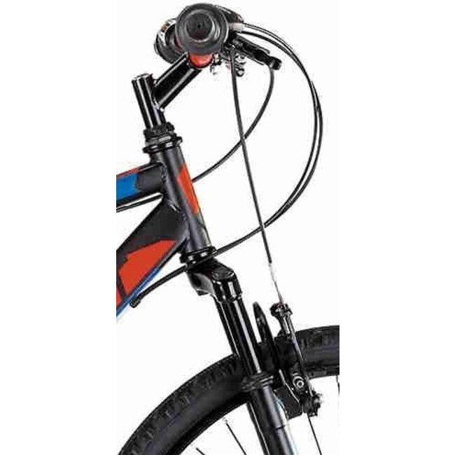 Jongens Mountainbike 26 Inch MBM District Zwart Rood