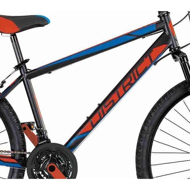 Jongens Mountainbike 26 Inch MBM District Zwart Rood