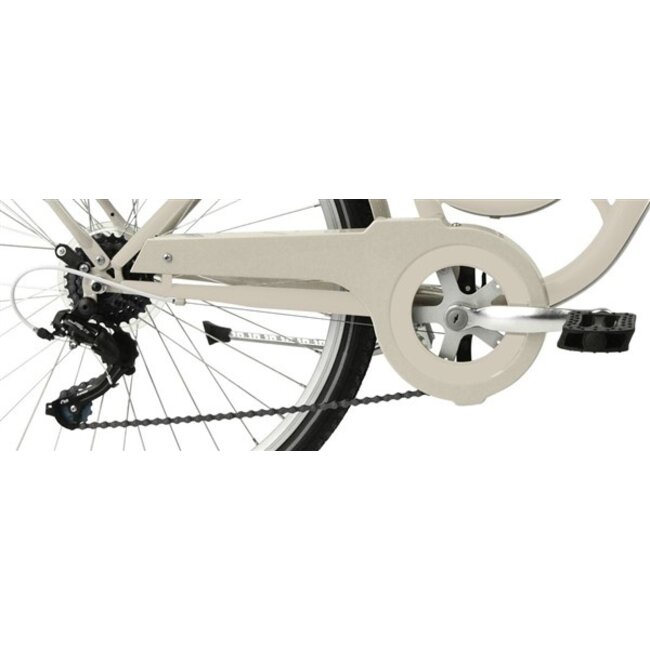 Meisjesfiets 26 Inch Retro 6V Creme