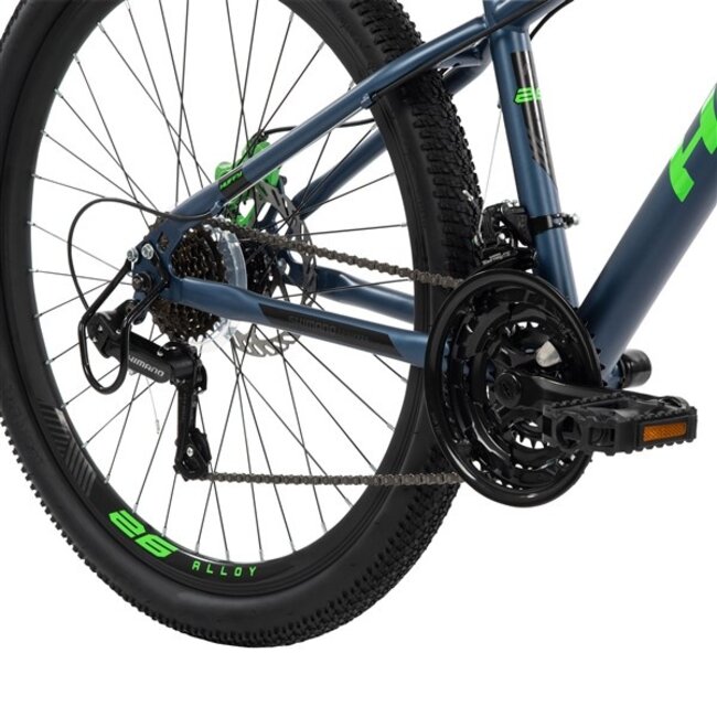 Jongens Mountainbike 26 Inch Huffy Korros 21V Blauw 26322W