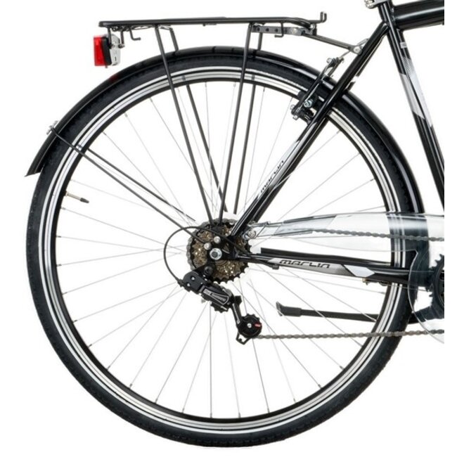 Marlin Herenfiets 28 Inch Central Park 6 Versnellingen Zwart
