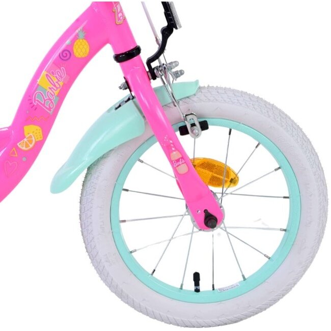 Barbie Meisjesfietsfiets 14 Inch Roze 31454