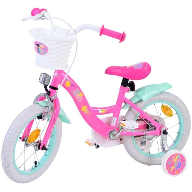 Barbie Meisjesfietsfiets 14 Inch Roze 31454
