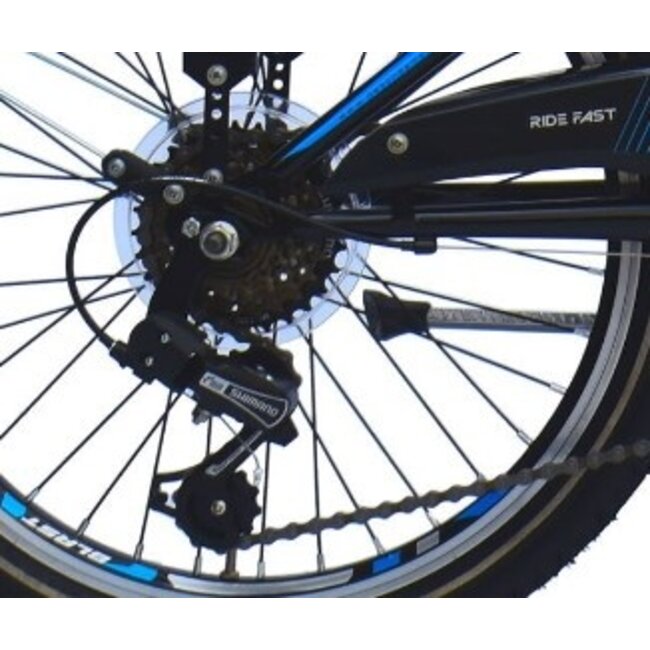 Wings Jongensfiets 22 Inch Blast 6V Blauw
