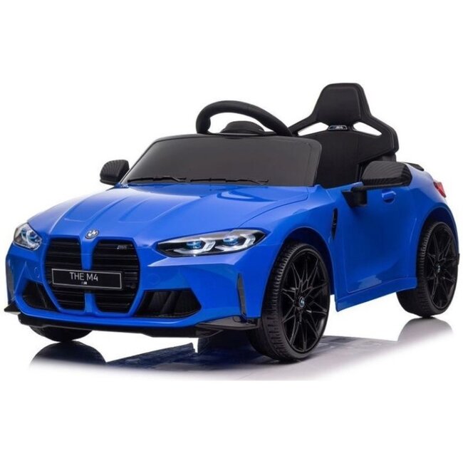 Rollzone Elektrische Kinderauto BMW M4 Blauw