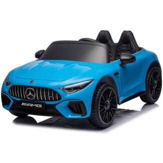 Mercedes Rollzone Elektrische Kinderauto Mercedes SL63 Blauw