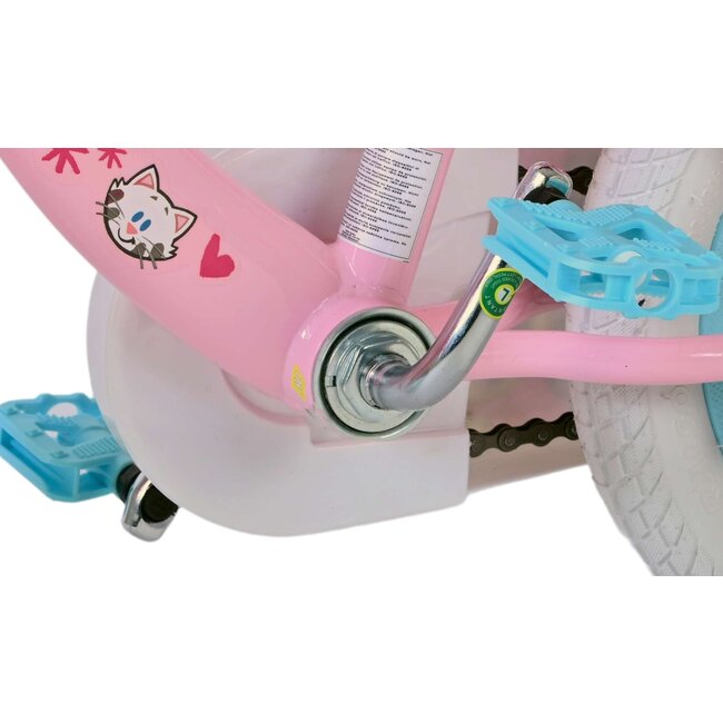 Woezel en Pip Meisjesfiets 12 Inch Roze 31270