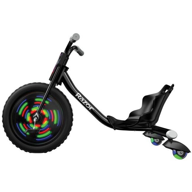 Razor Drift Trike Riprider 360 Lightshow Zwart - Showroom Model