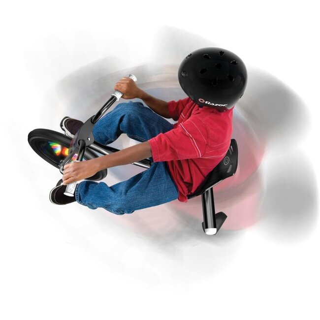 Razor Drift Trike Riprider 360 Lightshow Zwart - Showroom Model