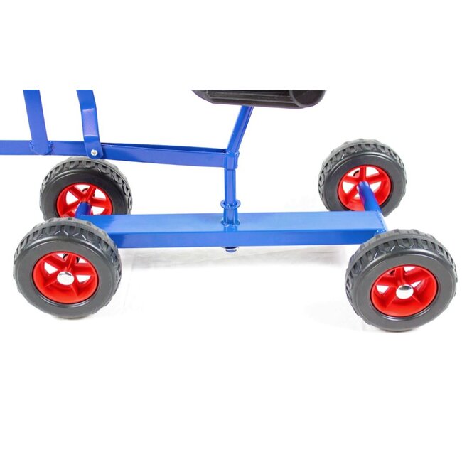 Speelgoed Zandbak Kinder Kraantje Blauw Op Wielen