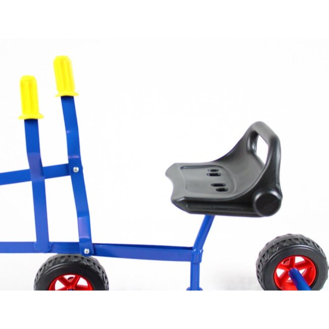 Speelgoed Zandbak Kinder Kraantje Blauw Op Wielen